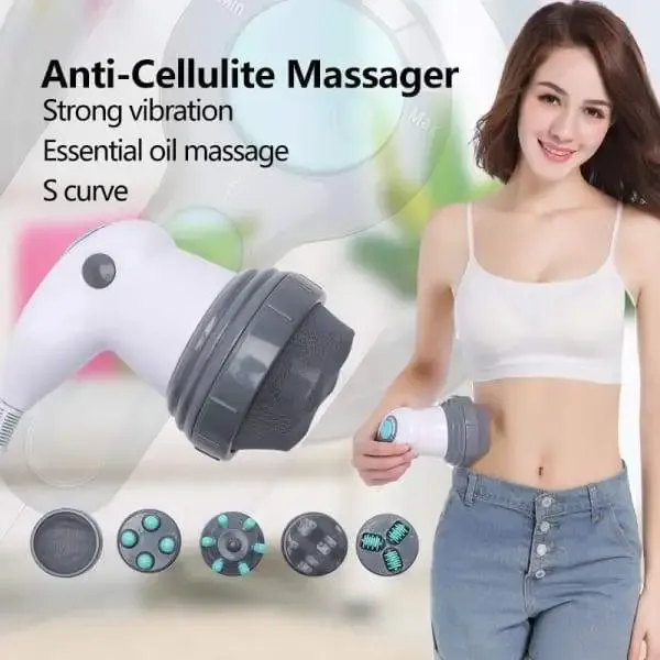 Electric Noiseless Vibration Full Body Massager | Slimming Kneading Massage Roller