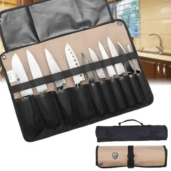 Chef Cutter Tool Bag Roll Bag | Chef Knife Carry Case Bag