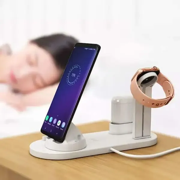 Multi-Function Wireless Charging Station Dock
