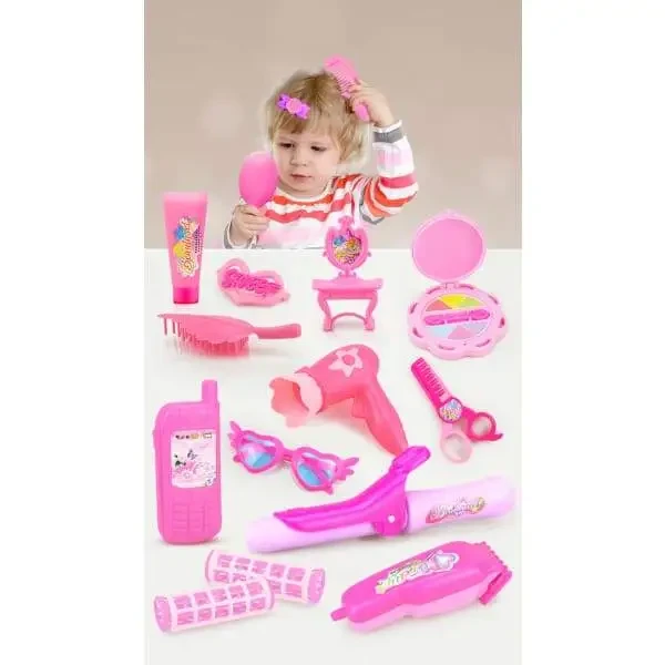 24-32 Pieces Pink Makeup Kit For Baby Girls