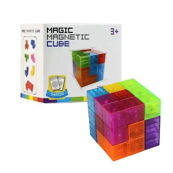 3D Magnetic Cube Building Blocks Toys