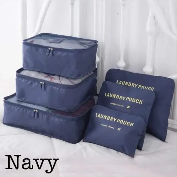 6Pcs Travel Storage Bag Organizer Set | Luggage Organizer