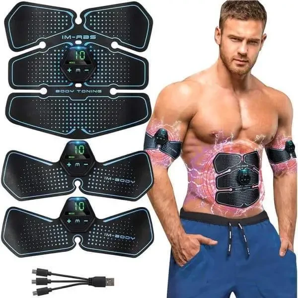 Ems Abs Trainer Abdominal Muscle Stimulator With LCD Display