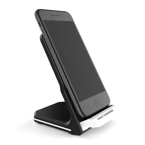 Double coil Qi Wireless Charger | Fast Charger Docking Stand