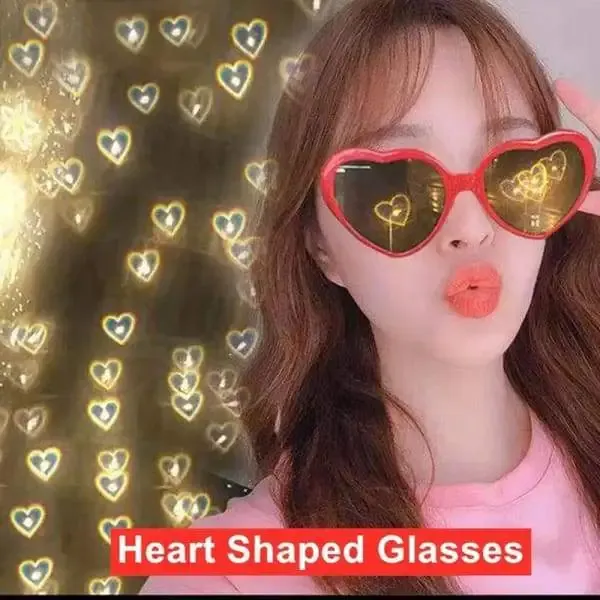 Special Effects Heart-shaped Love Glasses | Heart Special Effects Eyeglasses