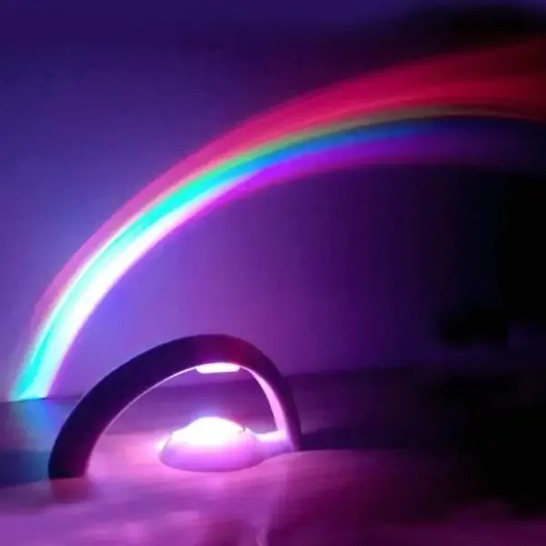LED Colorful Rainbow Night Light | Romantic Sky Rainbow Projection Lamp