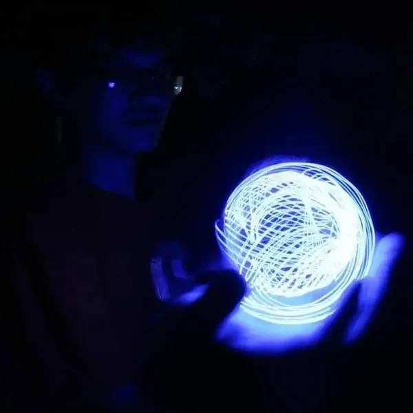 Luminous Rotating Floating Flash Ball | Led Light Diy Toy