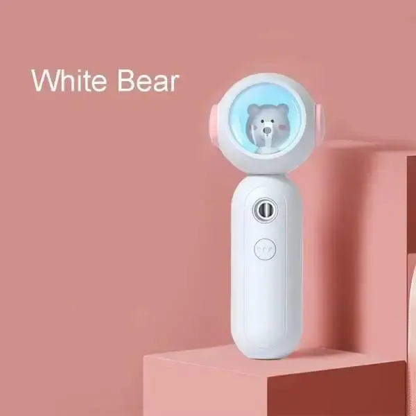 Cute Space Bear Portable Facial Steamer | Portable USB Cool Mist Humidifier