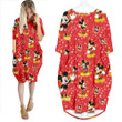 MK Mouse - Short Sleeve Batwing Dress