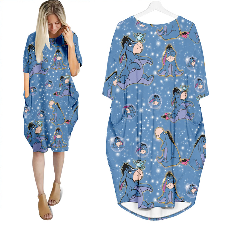Eeyore - Short Sleeve Batwing Dress