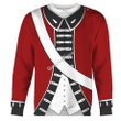 Gearhomies Unisex Sweatshirt Loyalist Redcoat American Revolutionary War 3D Apparel