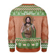 Merry Christmas Gearhomies Unisex Christmas Sweater Saint John The Baptist 3D Apparel