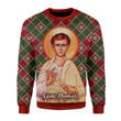 Merry Christmas Gearhomies Unisex Christmas Sweater Thomas the Apostle 3D Apparel