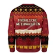 Merry Christmas Gearhomies Unisex Christmas Sweater German Flag Through the Snow 3D Apparel