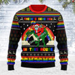 Merry Christmas Gearhomies Unisex Ugly Christmas Sweater LGBTQ+ There's Some Hos In This House 3D Apparel