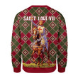 Merry Christmas Gearhomies Unisex Christmas Sweater Saint Loui VII 3D Apparel