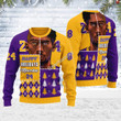 Merry Christmas Gearhomies Unisex Ugly Christmas Sweater Happy Holidays Mamba 3D Apparel