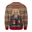 Merry Christmas Gearhomies Unisex Christmas Sweater Saint Benedict 3D Apparel