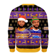 Merry Christmas Gearhomies Unisex Christmas Sweater Basketball 3D Apparel