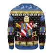 Merry Christmas Gearhomies Unisex Christmas Sweater Pope Pius IX Coat Of Arms 3D Apparel