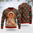 Merry Christmas Gearhomies Unisex Ugly Christmas Sweater Thomas the Apostle 3D Apparel