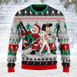 Merry Christmas Gearhomies Unisex Ugly Christmas Sweater Elvis Presley With Santa 3D Apparel