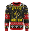 Merry Christmas Gearhomies Unisex Christmas Sweater Let The Galaxy Burn