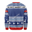 Merry Christmas Gearhomies Unisex Christmas Sweater On AOC's Naughty List