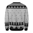 Gearhomies Unisex Christmas Sweater Pyramid UFO Ancient Aliens 3D Apparel