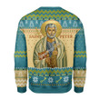 Merry Christmas Gearhomies Unisex Christmas Sweater Saint Peter 3D Apparel