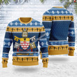 Merry Christmas Gearhomies Unisex Ugly Christmas Sweater Innocent XI Coat Of Arms 3D Apparel