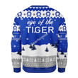 Merry Christmas Gearhomies Unisex Christmas Sweater Eye Of The Tiger 3D Apparel