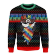Merry Christmas Gearhomies Unisex Christmas Sweater Jesus Ah Men LGBTQ+