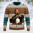 Merry Christmas Gearhomies Unisex Ugly Christmas Sweater Leo DiCaprio Django Unchained Merry Chrismas 3D Apparel