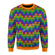 Merry Christmas Gearhomies Unisex Christmas Sweater Autism 3D Apparel