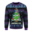 Merry Christmas Gearhomies Unisex Christmas Sweater Among Us Christmas Tree 3D Apparel