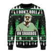Merry Christmas Gearhomies Unisex Christmas Sweater I Don���???t Roll on Shabbos