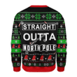 Merry Christmas Gearhomies Unisex Christmas Sweater Straight Outta North Pole