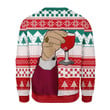 Merry Christmas Gearhomies Unisex Christmas Sweater Leo Laughing Meme 3D Apparel