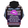 Gearhomies Personalized Name Hoodie A Queen Was Born In September 3D Apparel