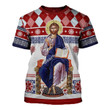 GearHomies Unisex T-shirt Jesus Evlogon Greek Byzantine Orthodox 3D Apparel