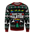 Gearhomies Unisex Sweatshirt Make The Yuletide Gay Pride 3D Apparel