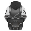 GearHomies Unisex Zip Hoodie Black Templars In Mark III Power Armor 3D Costumes