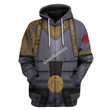 GearHomies Unisex Zip Hoodie Pre-Heresy Space Wolf Legion in Mark II Crusade 3D Costumes