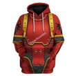 GearHomies Unisex Hoodie Blood Angels In Mark III Power Armor 3D Costumes