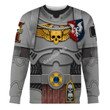 GearHomies Unisex Sweatshirt Grey Knights Captain 3D Costumes
