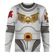 GearHomies Unisex Sweatshirt Terminator Armor White Scars 3D Costumes