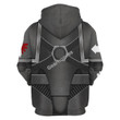 GearHomies Unisex Hoodie Pre-Heresy Dark Angels in Mark IV Maximus Power Armour 3D Costumes