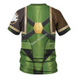 GearHomies Unisex T-shirt Pre-Heresy Salamanders in Mark IV Maximus Power Armor 3D Costumes