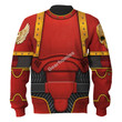 GearHomies Unisex Sweatshirt Blood Angels Captain 3D Costumes